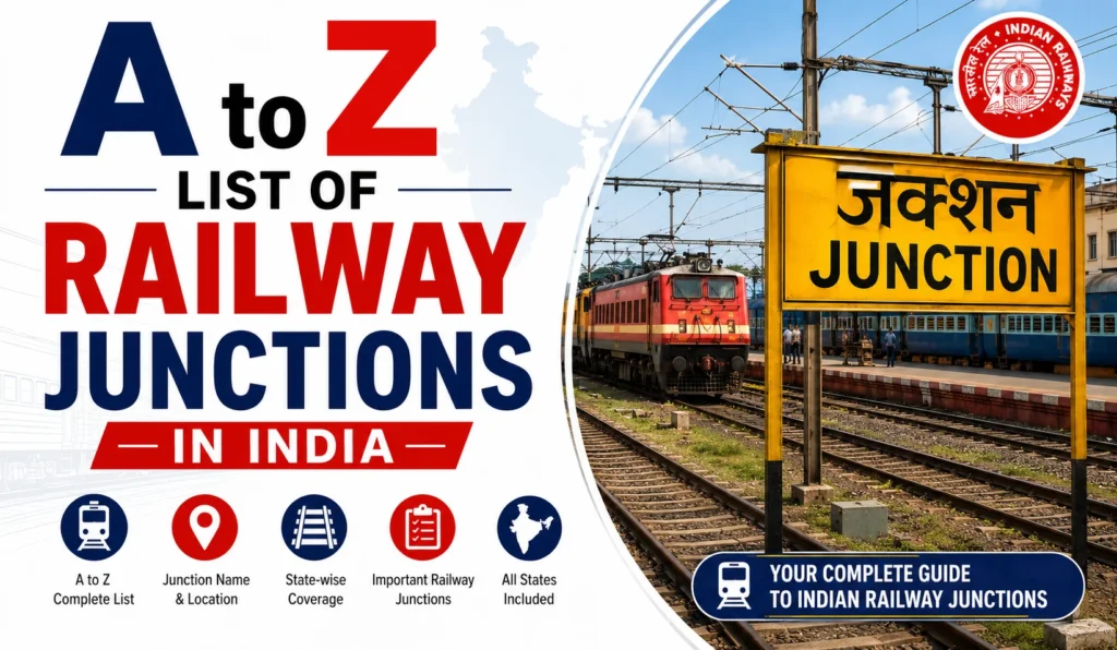 A to Z List of Railway Junctions